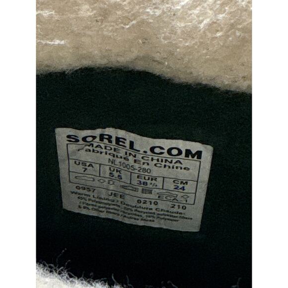 Sorel Women's Caribou Waterproof Boot Size 7 Excellent Condition - Picture 10 of 11